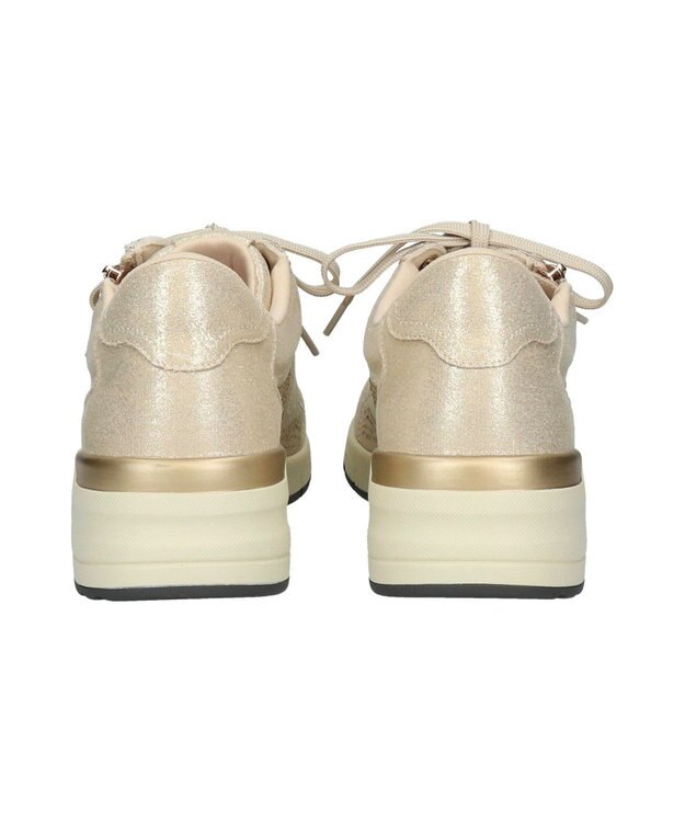 Bridget Birkin 【Round About】ラインストーンサイドジップスニーカー ゴールド