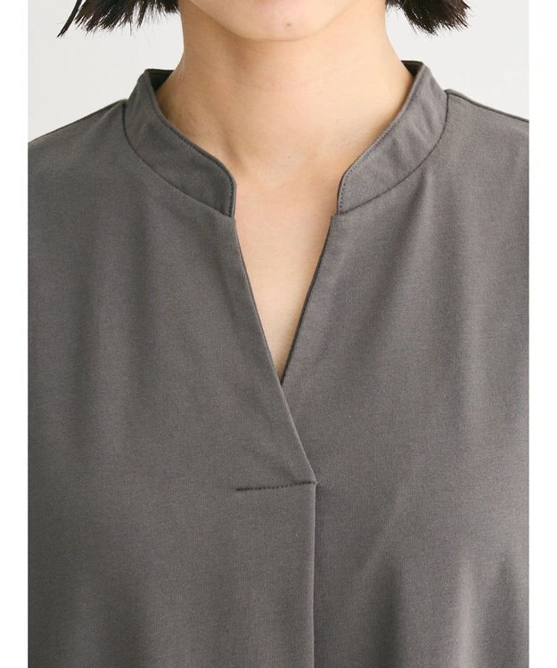 Green Parks 冷っとすずやか　カットワンピース Gray