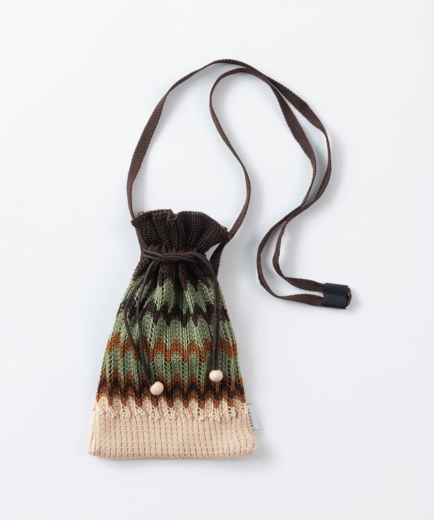 TRICOTE 【サステナブル】enショルダーバッグ 87BROWN