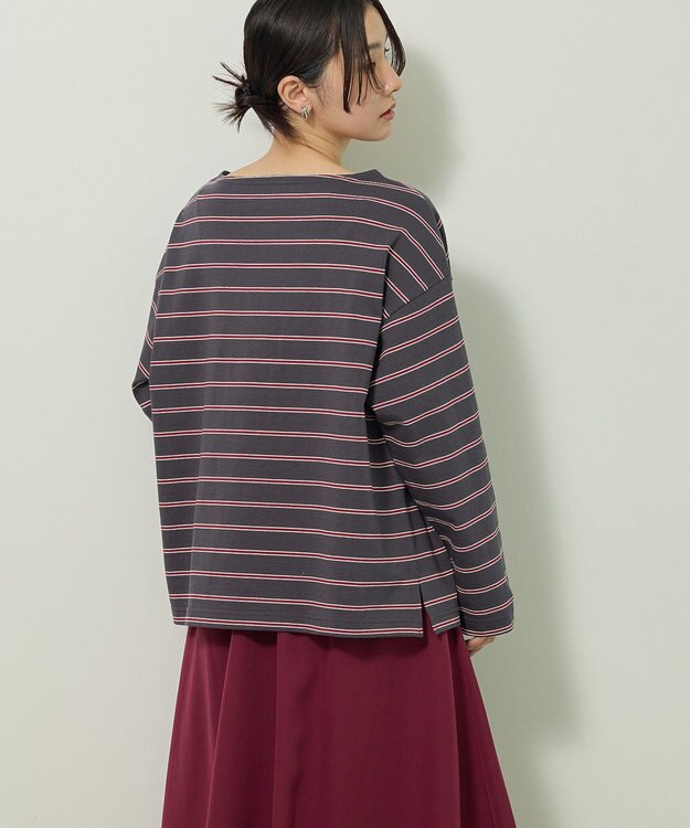 Green Parks ボーダーチュニック Gray