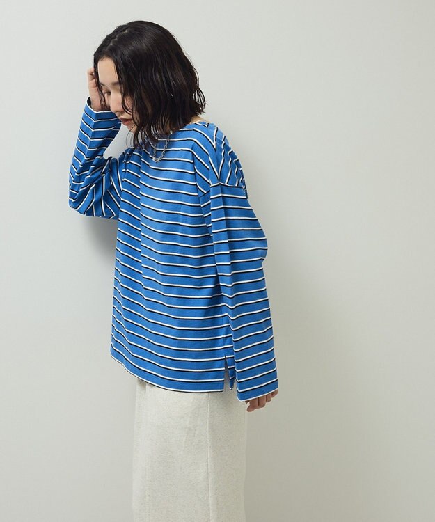 Green Parks ボーダーチュニック Blue