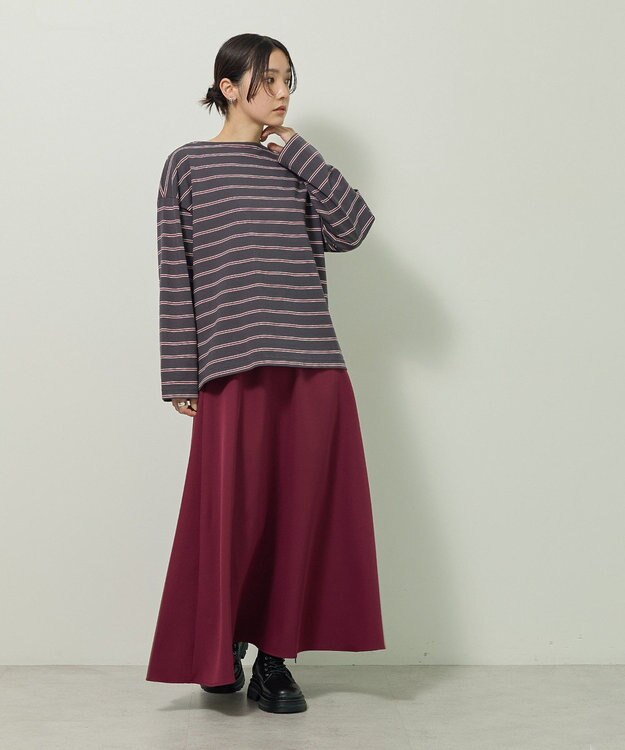 Green Parks ボーダーチュニック Gray