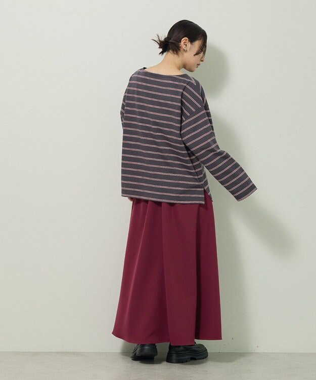 Green Parks ボーダーチュニック Gray