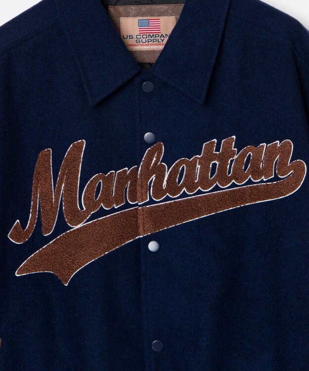 WEGO メルトンワッペンスタジャン ネイビー