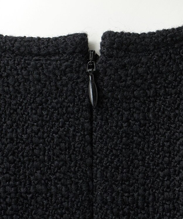 23区 【R(アール)】プリペラツイード ブラウス ブラック系