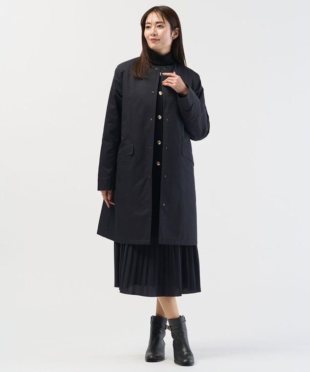 J.PRESS LADIES S NEW TWEED ニット ジャケット ネイビー系