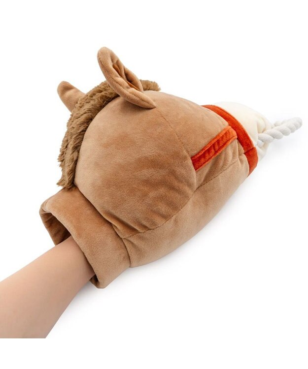 PET PARADISE ペットパラダイス パペット トイ 干支 午 うま ブラウン