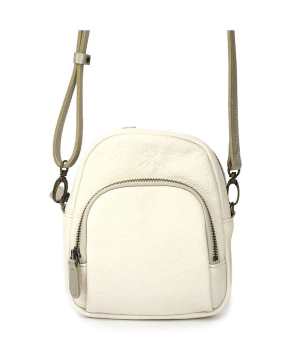 Regalo Felice 【本革 / お財布機能付き】ポシェット / REGALO WH(ホワイト：ツヤなし)