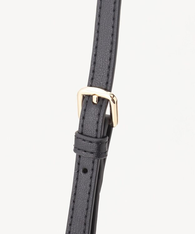 23区 フェイクファー2WAY ショルダー バッグ ダークブラウン系