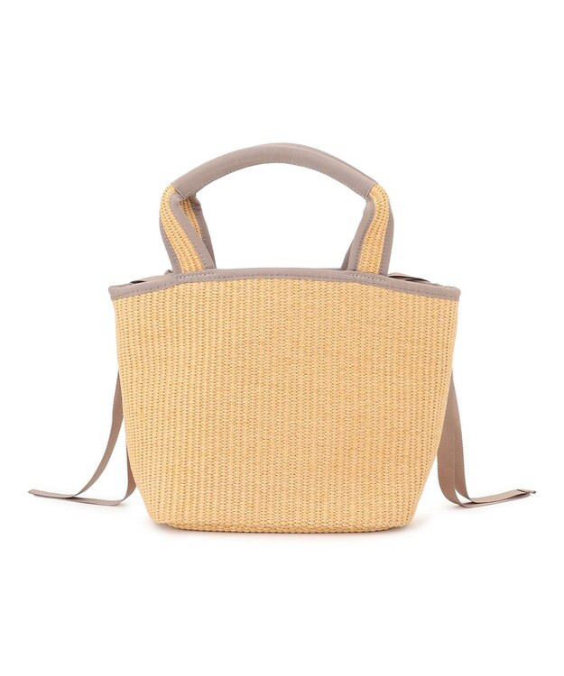 TOCCA BIG RIBBON SUMMER POCHETTE かごバッグ ベージュ系