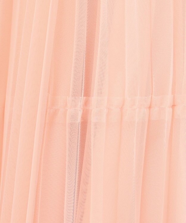 GRACE CONTINENTAL ティアードラップチュールスカート ピンク