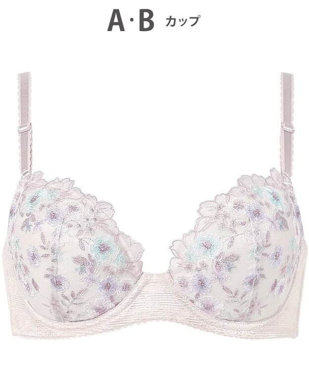 Wing ブラジャー バストとカップのすきまにフィット 自然にボリュームメイク ソフトなつけごこち 【スキマフィットブラ】 ブラ KB2367 ウイング／ワコール チャコールグレー