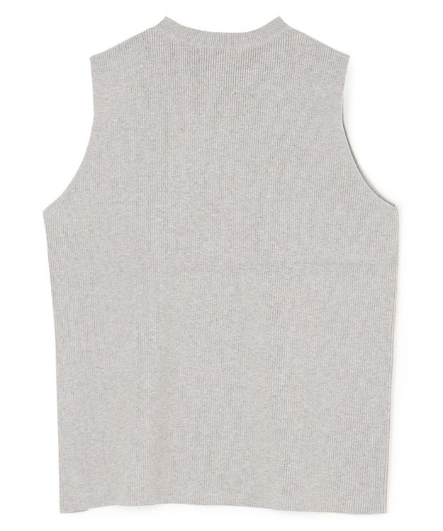 UNFILO 【洗える】サイドボタンニットベスト グレー