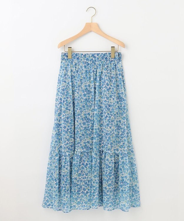 組曲 【23SS】ヴィンテージフラワープリント スカート ブルー系5