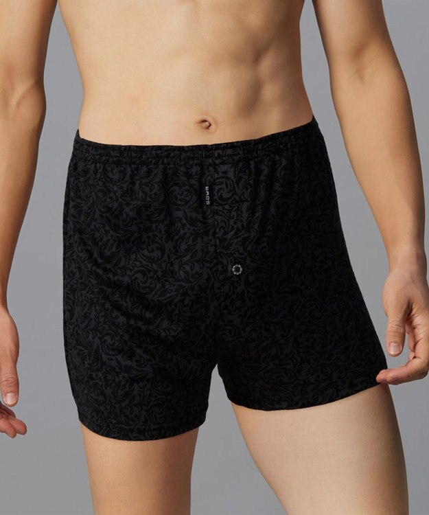 WACOAL MEN トランクス ニット素材 なめらかな肌ざわり 前開き 下着 メンズ GT7111 /ブロス バイ ワコールメン ダークブラウン