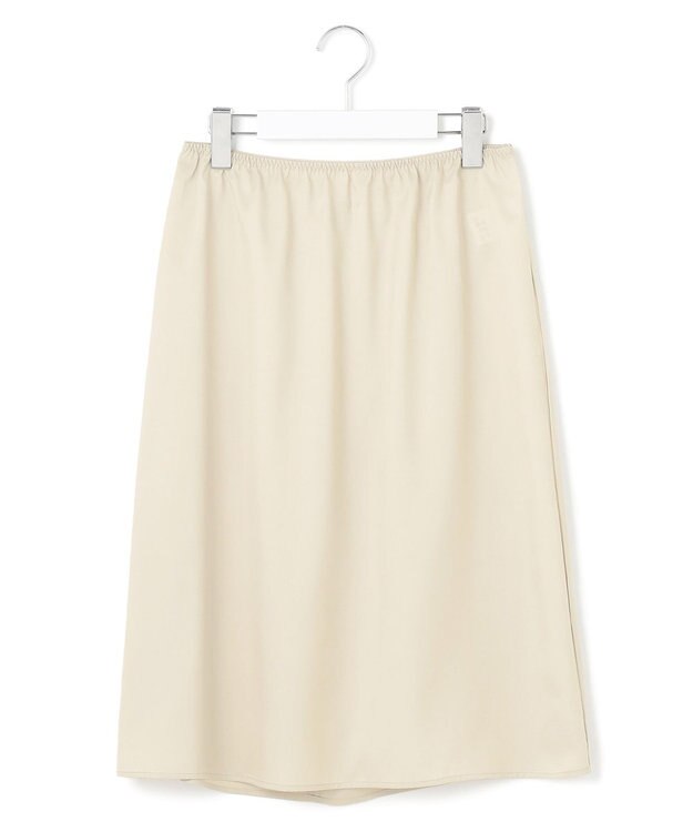 23区 L 【洗える】トリアセスラブストレッチ ワンピース ベージュ系