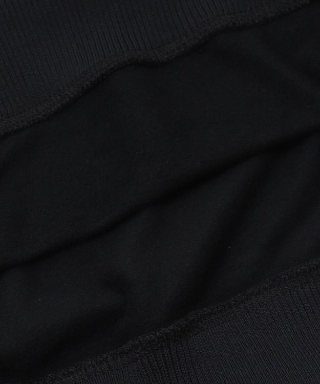 WEGO 【ユニセックス着用ITEM/MLサイズ展開】モチーフロゴポロスウェット ブラック