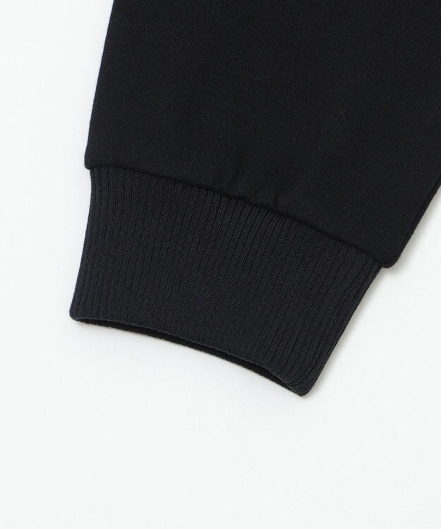 WEGO 【ユニセックス着用ITEM/MLサイズ展開】モチーフロゴポロスウェット ブラック