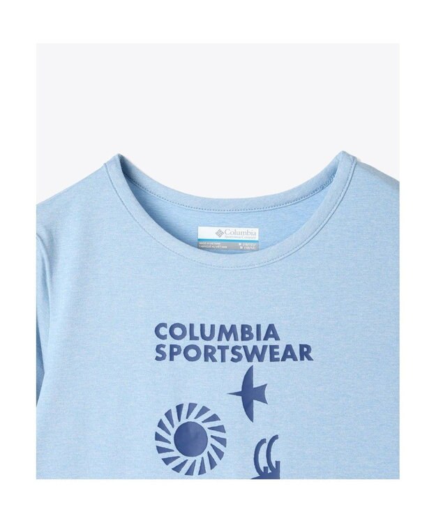 Columbia Columbia/ 【KIDS】テックトレイルショートスリーブグラフィックシャツ /コロンビア Ripple Blue Heather、 Explore Outdoors