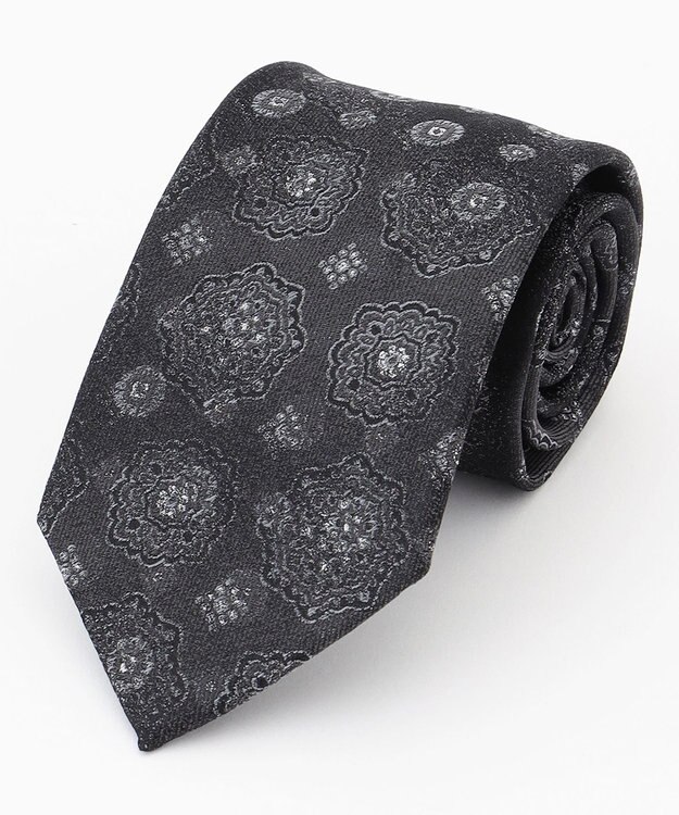 JOSEPH HOMME 【LEON 6月号掲載】オーナメントジャガード　ネクタイ グレー系7