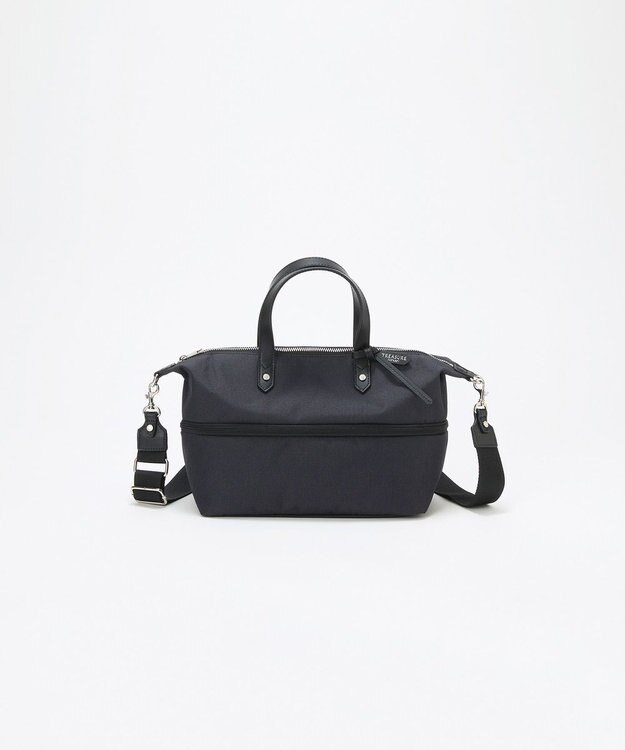 TOPKAPI 【TREASURE TOPKAPI】ナイロンコンビ 2way チェンジング トートバッグ ショルダーベルト付き ブラック