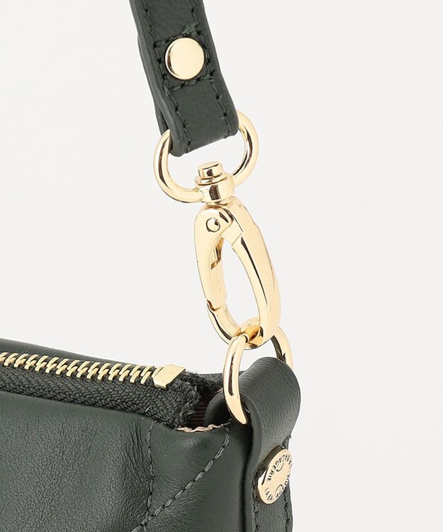 LA BAGAGERIE シープキルティング　2WAYショルダー ダークグリーン