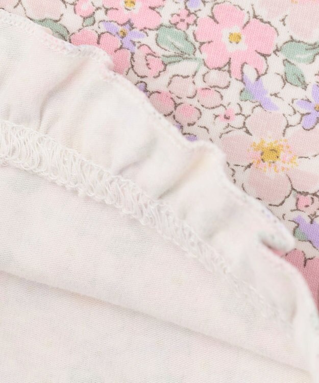 ANY KIDS 1分丈スパッツ ピンク系花柄