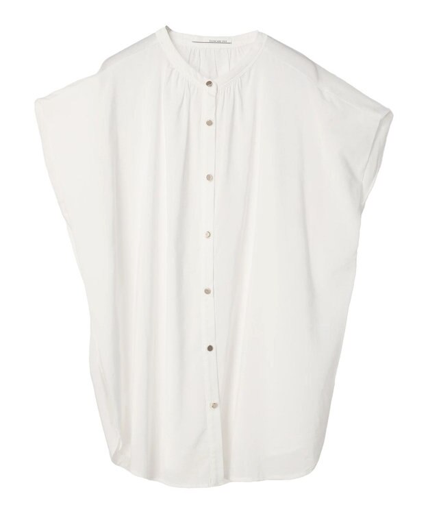 Green Parks ・ＥＬＥＮＣＡＲＥ　ＤＵＥバンドカラーノースリチュニック Off White