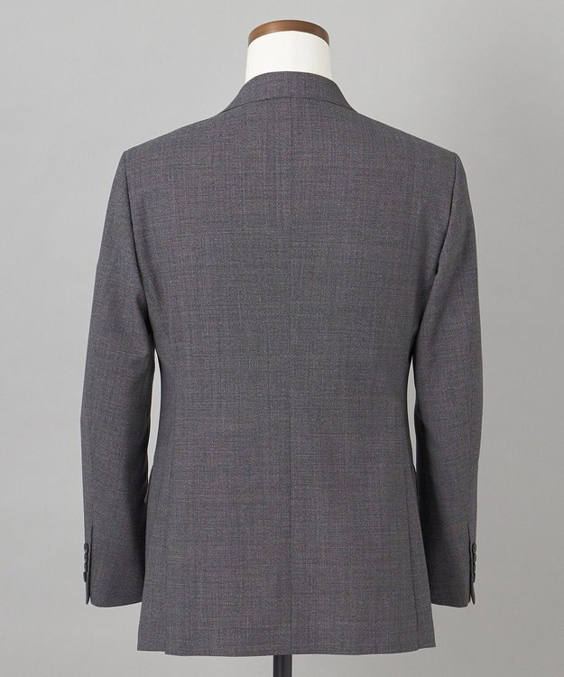 GOTAIRIKU 【御幸毛織】 WOOL×SOLOTEX ストレッチスーツ（平織/グレー） グレー系8