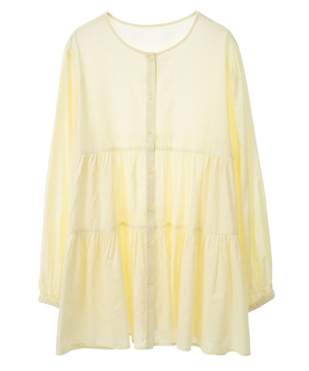 AMERICAN HOLIC ティアードギャザーブラウス Yellow