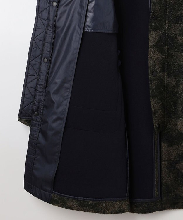 JOSEPH ABBOUD MOUNTAIN 【UNISEX】スライバーカモジャガード コート カーキ系7