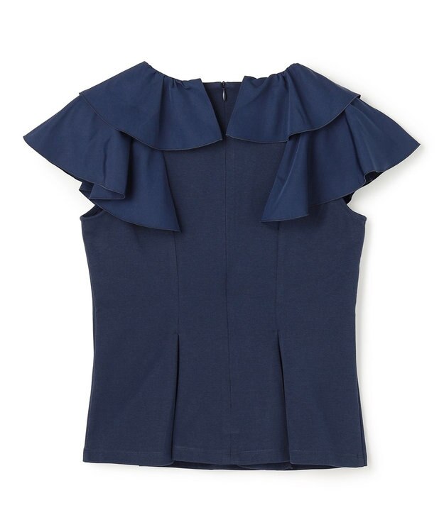 TOCCA WAVED CREAM カットソー ネイビー系