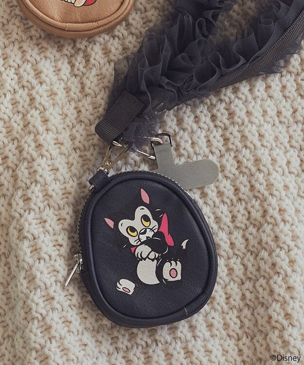 earth music&ecology Ｄｉｓｎｅｙ／チュールフリルスマホショルダー Black