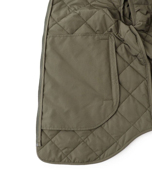 23区 L 【撥水加工/洗える】ライナー付き マルチウェイアウター カーキ系