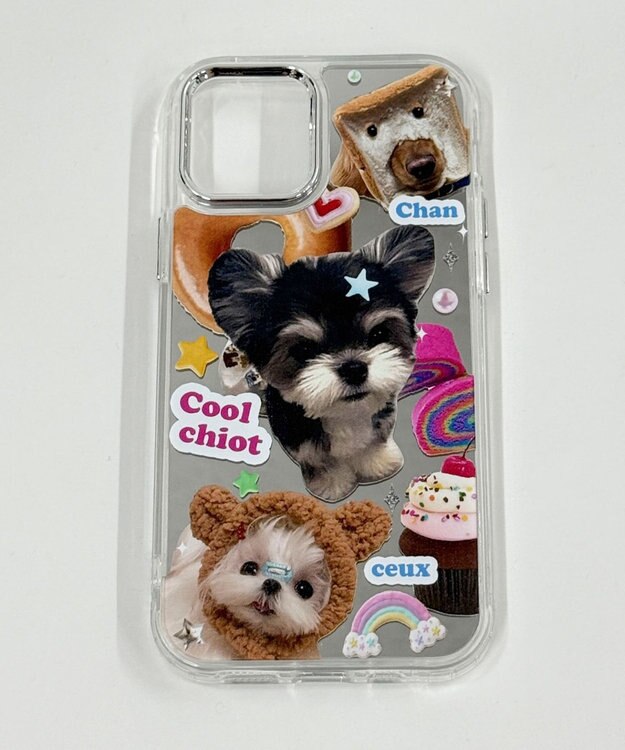 WEGO dogミラーiphoneケース 柄1