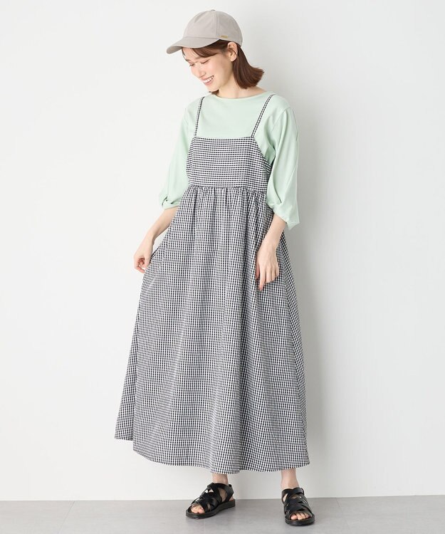 ANY 【WEB限定】シルケットスムース ツイストリーブプルオーバー ミント