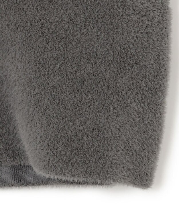 UNFILO L ナイロンシャギー ベスト チャコール