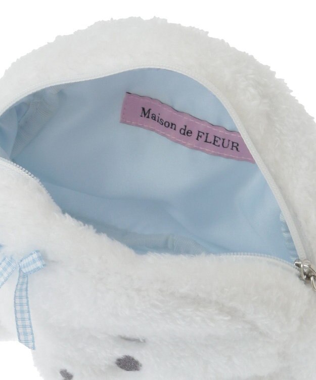 Maison de FLEUR アザラシフェイスポーチ White