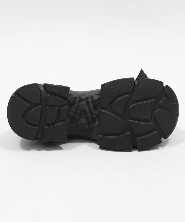 WEGO 2wayリボン厚底ローファー ブラック