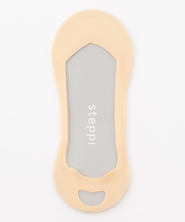 steppi 【抗菌防臭】パンプス用 フットカバー 丸穴タイプ ベージュ系