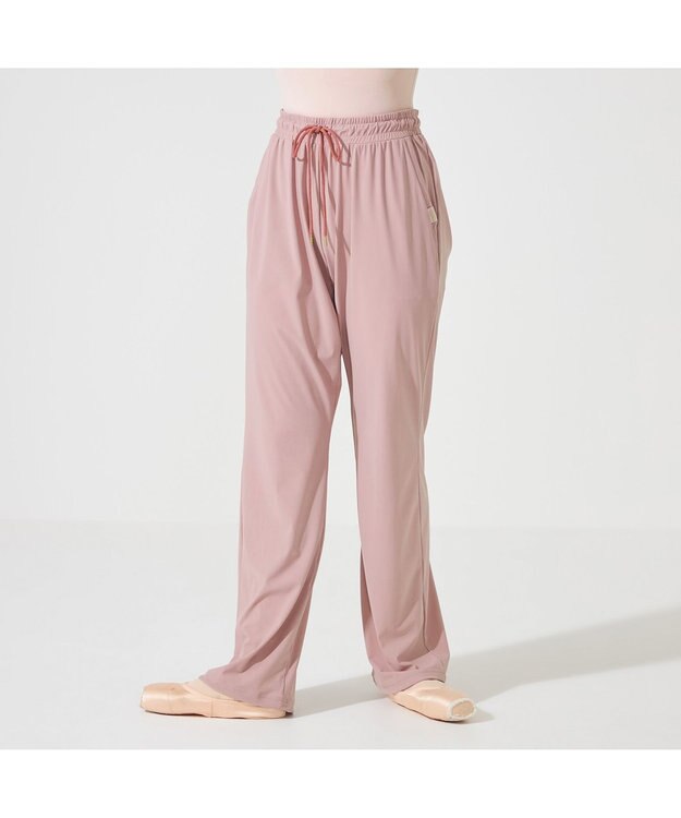 Chacott ジュニア　ウォームアップパンツ グレイッシュローズ