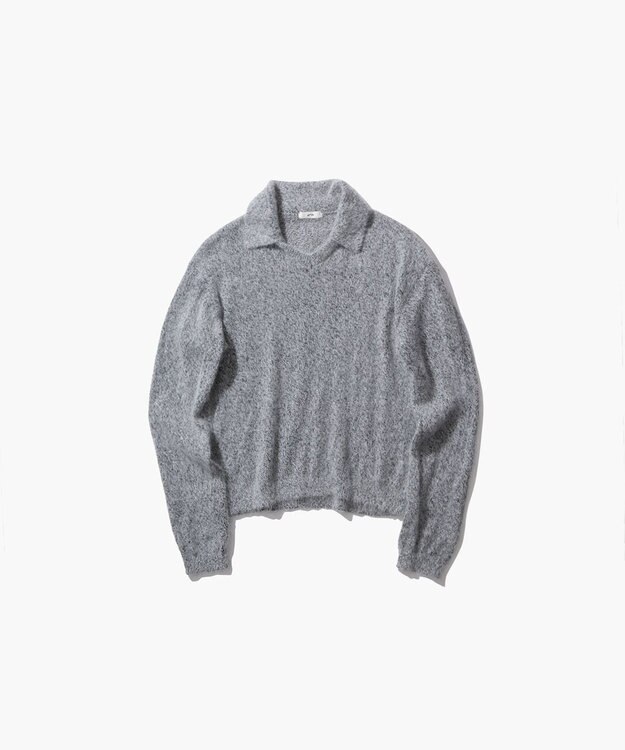 ATON SILK ALPACA | ポロセーター GRAY