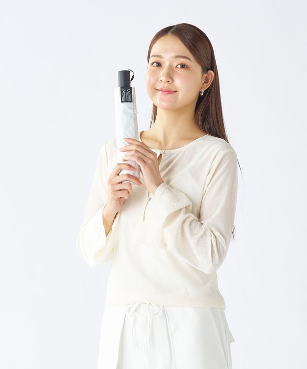 MOONBAT 【遮光100％/超軽量/自動開閉】マジで軽い傘 晴雨兼用 折りたたみ日傘 58cm マジカルテックプロテクション ホワイト