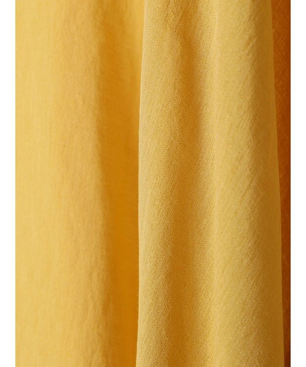 CRAFT STANDARD BOUTIQUE ヴィンテージボイルミルフィーユ襟付きシャツチュニック Yellow