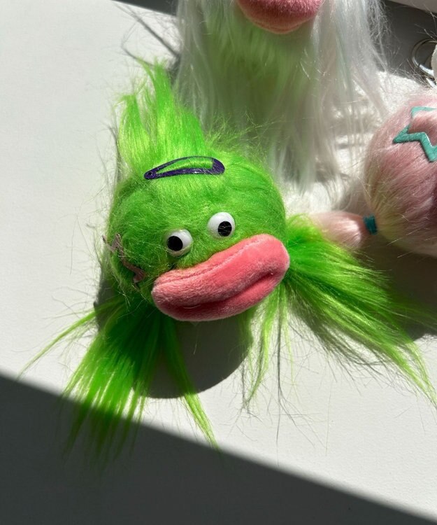 WEGO コギャルモンスターぬいキーホルダー グリーン