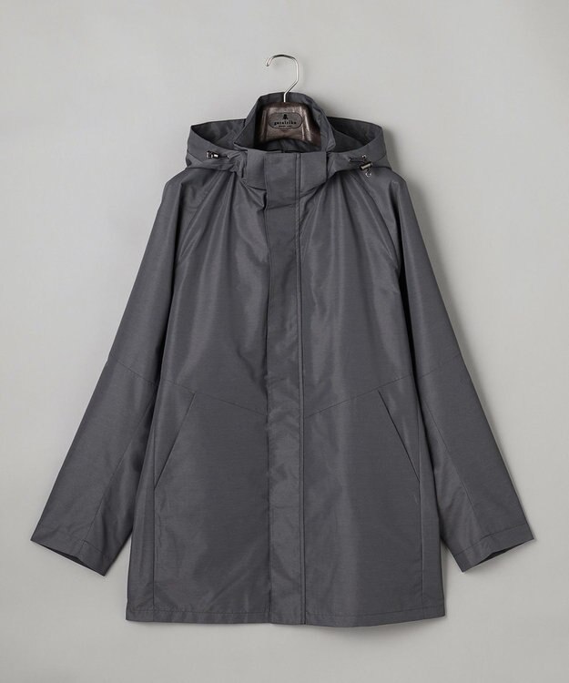 GOTAIRIKU ダウンライナー装着可【仕事で着用可】メランジシャンブレー スプリングブルゾン(26年モデル) ライトグレー系