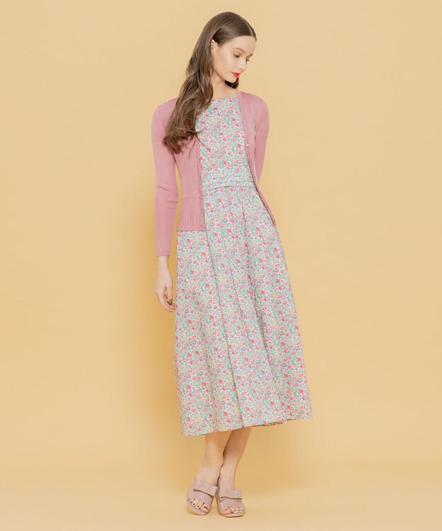 TOCCA 【LIBERTY社オリジナル素材】【洗える！】FLORAL STORY ドレス ピンク系5