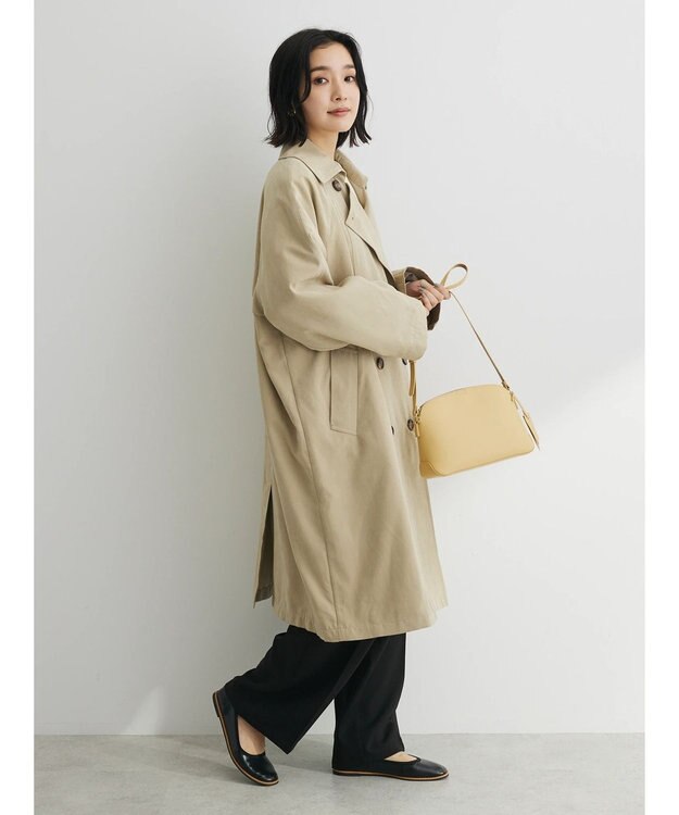 Green Parks オーバートレンチコート Beige