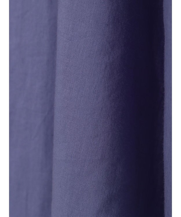 CRAFT STANDARD BOUTIQUE インド綿バンドカラーワンピース Lavender