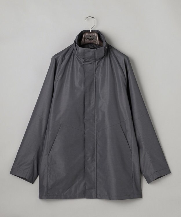 GOTAIRIKU ダウンライナー装着可【仕事で着用可】メランジシャンブレー スプリングブルゾン(26年モデル) ライトグレー系